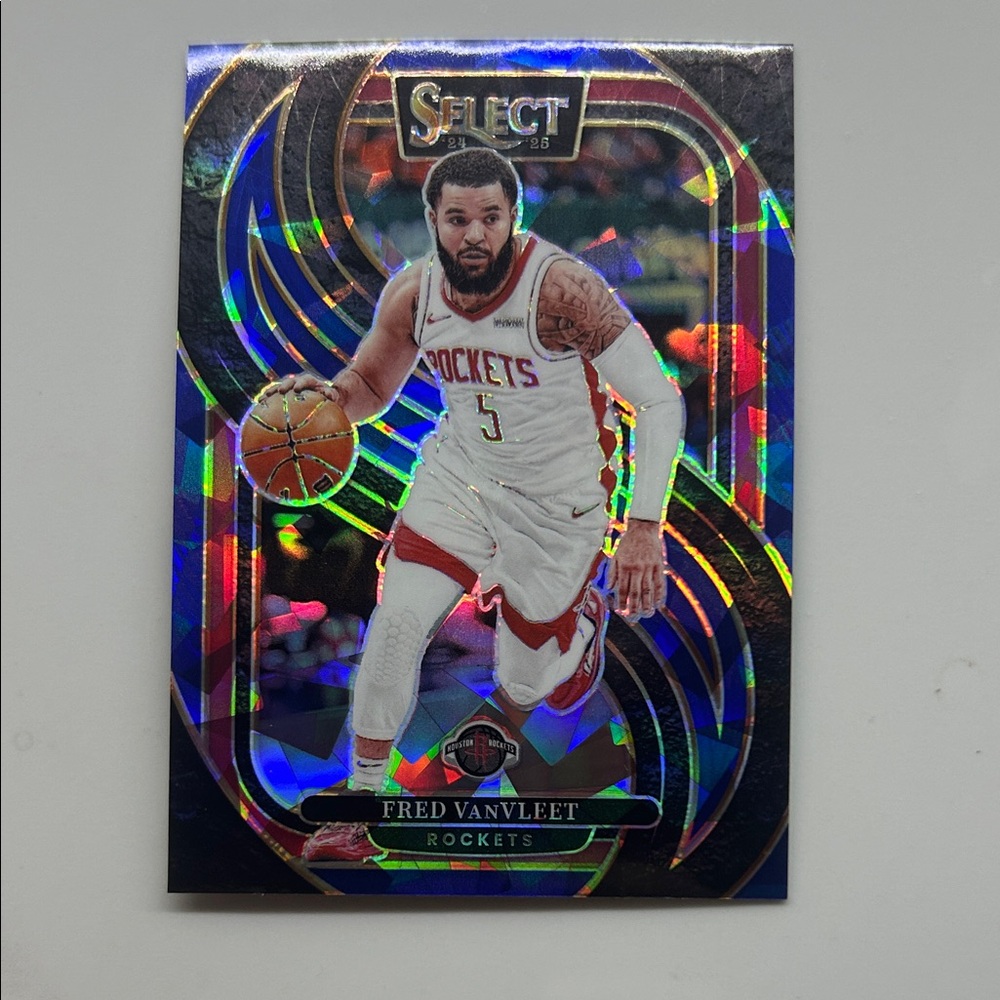 Cracked Ice Fred Vanvleet NBA trading card